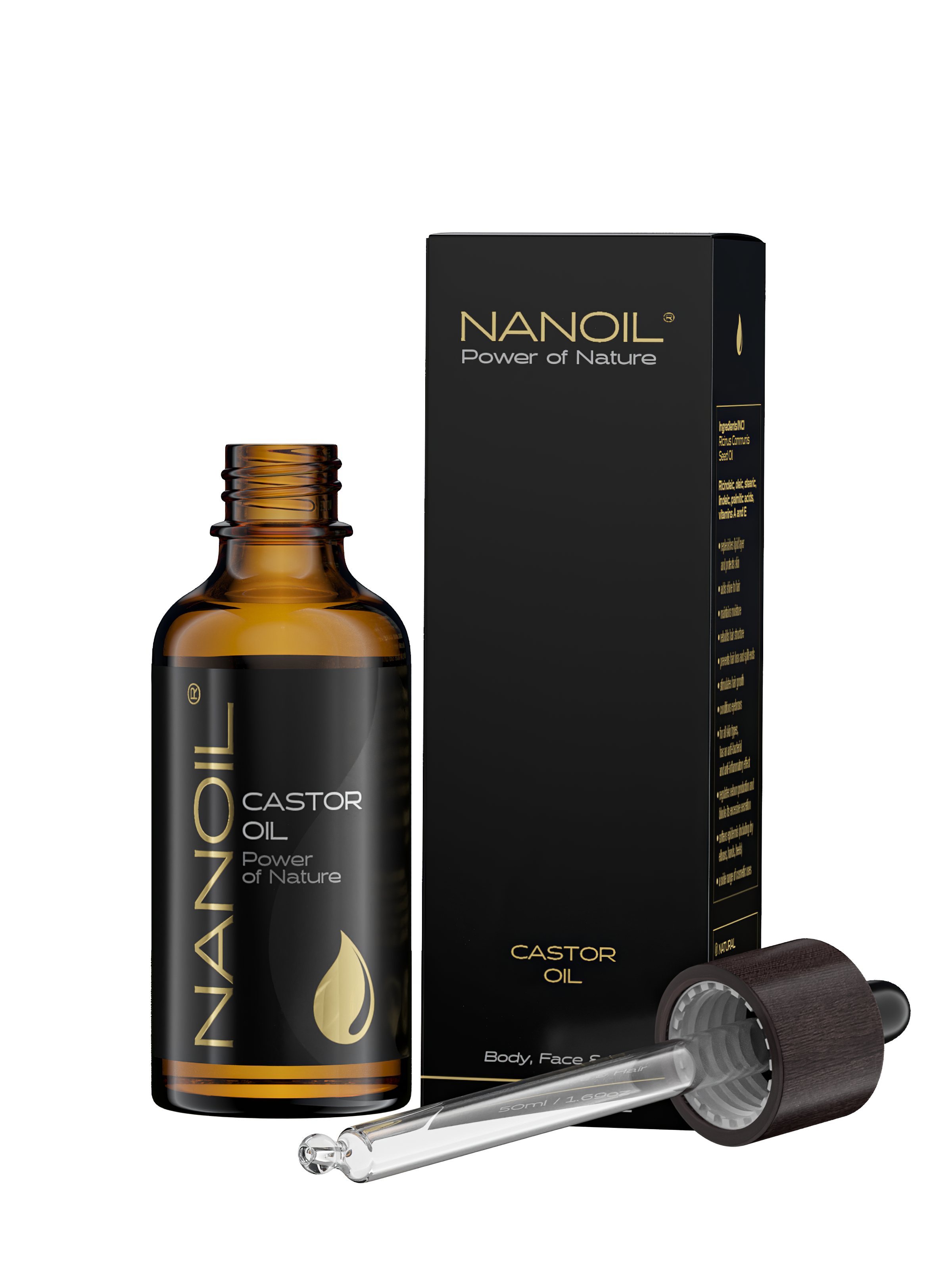 Nanoil organic castor oil